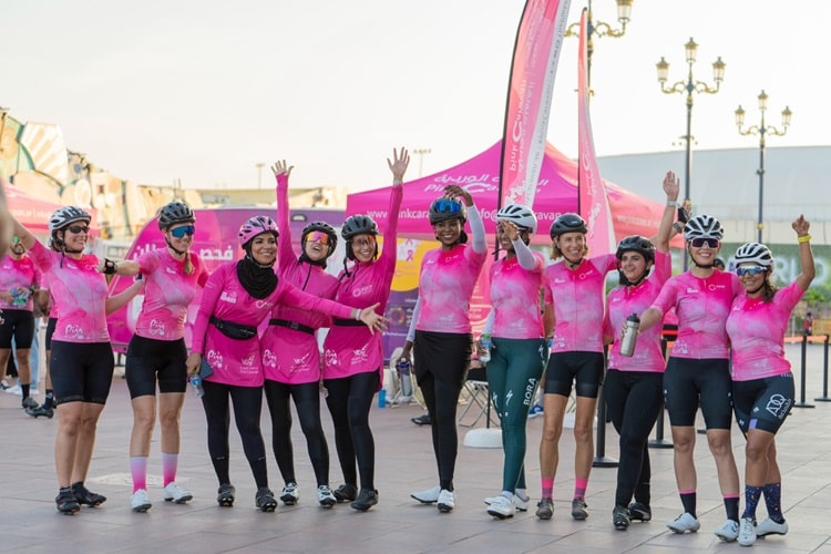 Pink Caravan Promotes Breast Cancer Awareness at Global Village