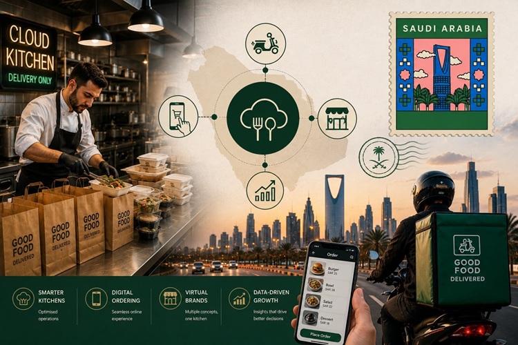 From Dining Tables to Doorsteps: The Rise of Cloud Kitchens and Delivery-First Brands in Saudi Arabia Dining Tables saudi arabia