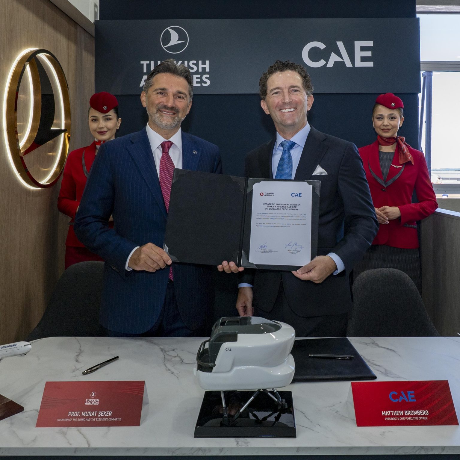 Turkish Airlines Signs Multi-Year Agreement with CAE Turkish Airlines